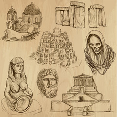 Religious no.5 - Vector pack, hand drawings