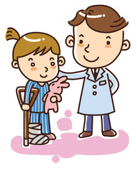 Illustration of Doctors and nurses