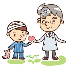 Illustration of Doctors and nurses