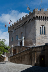 Fototapeta na wymiar Castle of Haut de Cagnes