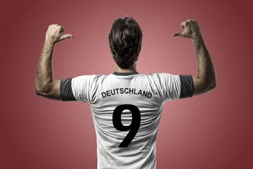 Deurstickers German soccer player © beto_chagas
