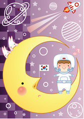 Illustration of space flight