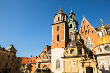 Fototapeta na wymiar Wawel in Krakow, Poland.