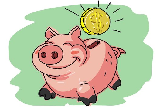 cofrinho cheio ( piggy bank full )