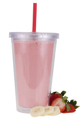 Strawberry and banana smoothie