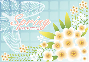Fototapeta na wymiar Illustration of spring