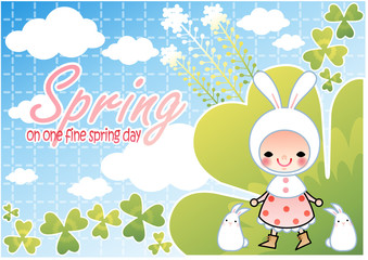 Illustration of spring