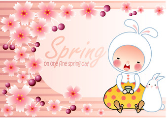 Illustration of spring