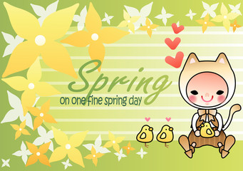 Illustration of spring