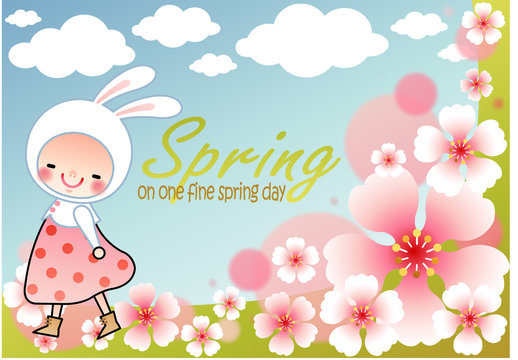 Illustration of spring