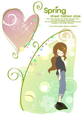 Illustration of spring