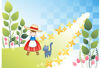 Illustration of spring