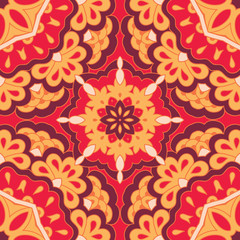 Arabesque seamless pattern.