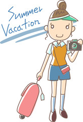 Illustration of summer