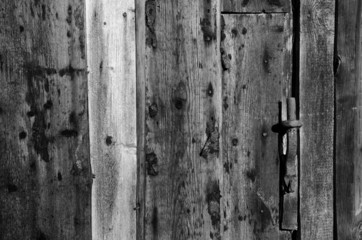 black and white wooden old wall background