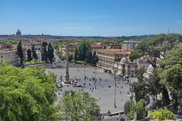 Fototapeta premium Piazza del Popolo, Roma.