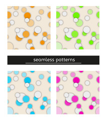 seamless pattern with bubbles