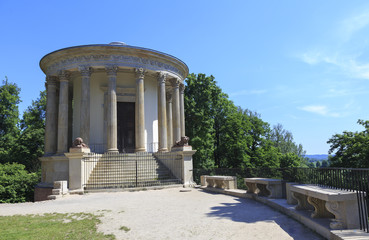 Temple of Sibyl, romantic garden in Pulawy, poland