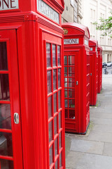 Obraz premium Telefonzellen in London