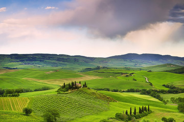 Beautiful rural landscape of Tuscany