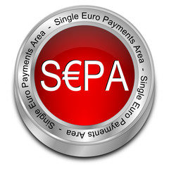 SEPA - Single Euro Payments Area - Button