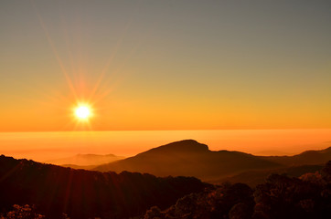 Sunrise on the Mountain
