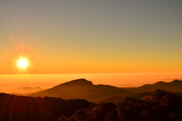 Sunrise on the Mountain