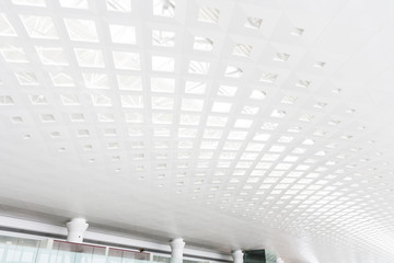 ceiling of modern building