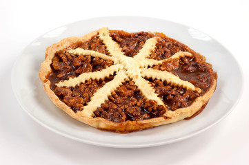 crostata di noci caramellate
