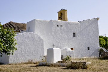 St Gertrudis de Fruitera church in Ibiza © CLAUDIO
