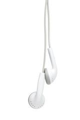 concept of digital music white Headphones