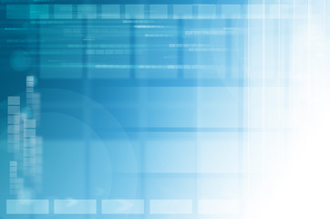 Obraz premium streszczenie niebieskim tle hi-tech