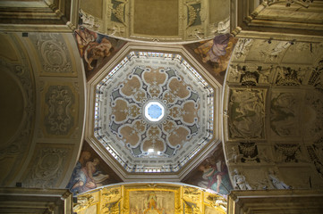 Fototapeta na wymiar Ceiling of a church