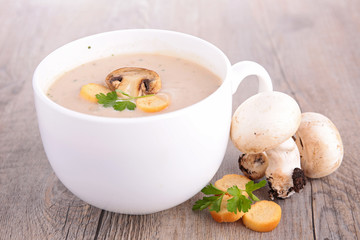 mushrooms soup