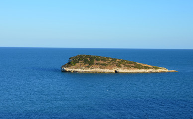 A small island off the coast of Gargano