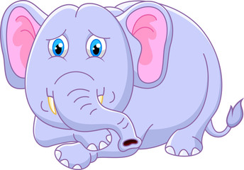 Cute elephant cartoon