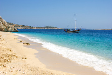 Fototapeta na wymiar sea beach in Turkey