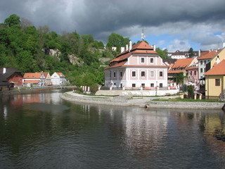 Fototapeta na wymiar Vltava river bank
