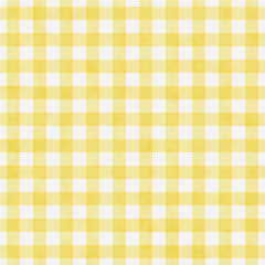 Pale Yellow Gingham Pattern Repeat Background