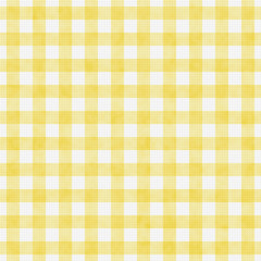 Pale Yellow Gingham Pattern Repeat Background