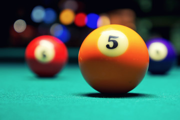 Billiard balls
