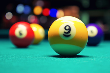 Billiard balls