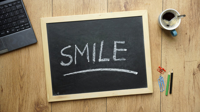 smile written