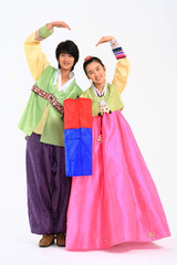 Kids in Korean Dress
