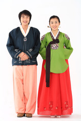 Couple in KoreanDress I