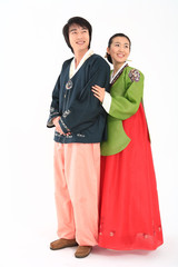 Couple in KoreanDress I
