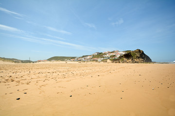 Praia do Monte Clerigo Beach, Aljezur district Algarve Portugal