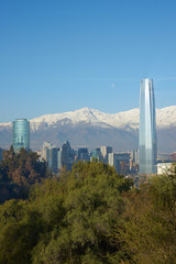 Fototapeta na wymiar Winter in Santiago