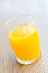 Orange juice glass