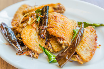 Fried chicken wings